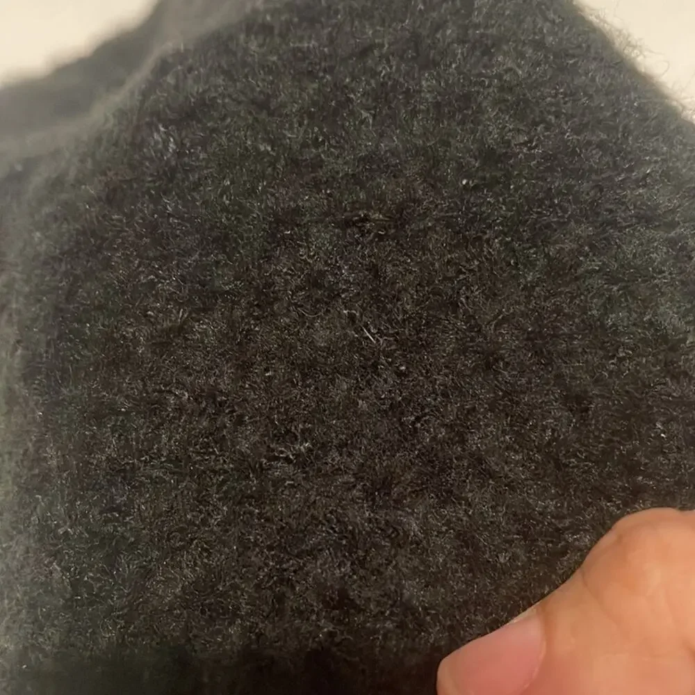 Free People Dreamland Knit Beanie Black One Size Fits Most